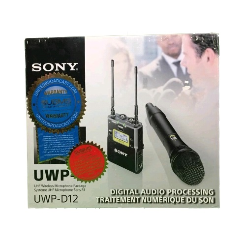 میگروفن-بی-سیم-دو-کانال-دستی-هاشف--Sony-UWP-D12--Wireless--Lavalier-Microphone
